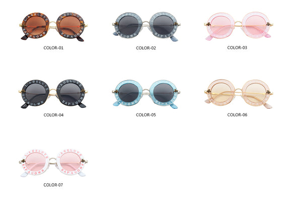 Vintage Bee 🐝 Round Glasses (7 Colors)